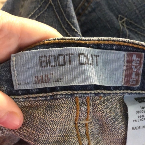 Levi’s 515 Boot Cut Jeans, size 6 - Picture 6 of 7